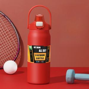 Logo personnalisé Gobelet en acier inoxydable isolé à double paroi 26oz-50oz flacon à vide de voyage sportif avec pour poignée de couvercle de paille - Product Image 5