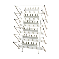 Support métallique robuste à réglage de tension 24 fils pour machine à coudre industrielle multi-aiguilles pour usine de confection