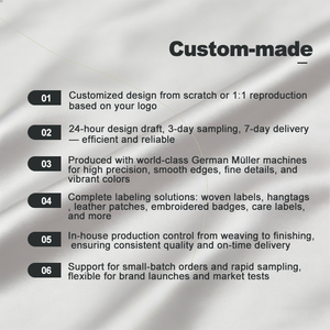 Obtenga una Prueba Rápida para sus Etiquetas Tejidas Personalizadas y Etiquetas de Nombre, Etiquetas de Ropa Profesionales y Duraderas para la Marca - Product Image 5