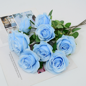 Flor artificial 3 cabezas <span class=keywords><strong>Rosa</strong></span> <span class=keywords><strong>holandesa</strong></span> <span class=keywords><strong>precio</strong></span> de fábrica boda hogar jardín restaurante decoración imitación seda <span class=keywords><strong>Rosa</strong></span> <span class=keywords><strong>holandesa</strong></span> 3 cabezas tallo - Product Image 5