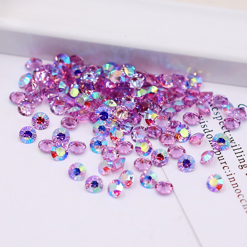 Violet irisé transparent