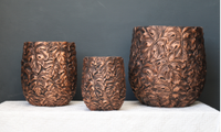 Pots à fleurs en fibre de ciment écologiques, durables, de forme personnalisée, de couleur personnalisée, pour une utilisation en intérieur/extérieur, jardin, maison, hôtel, restaurant