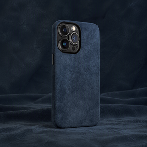 <span class=keywords><strong>Coque</strong></span> de téléphone en gros pour <span class=keywords><strong>iPhone</strong></span> 16, en Alcantara italien premium, avec cadre de caméra en métal et aimant puissant - Product Image 1