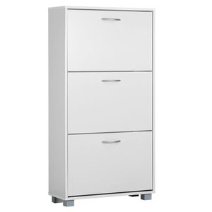 Meuble à chaussures escamotable 3 niveaux, organiseur de rangement pour baskets, bottes, talons hauts, étagère à chaussures <span class=keywords><strong>en</strong></span> <span class=keywords><strong>bois</strong></span> pour entrée avec tiroirs rabattables - Product Image 6