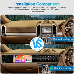 วิทยุติดรถยนต์ NaviHua จอคู่ ระบบแอนดรอยด์ใหม่ รองรับ Carplay ระบบนำทาง มัลติมีเดีย ระบบความบันเทิงสำหรับผู้โดยสาร สำหรับรถยนต์ Porsche Cayenne ปี 2010-2015 พวงมาลัยขวา - Product Image 6