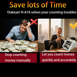 Machine de comptage d'argent portable avec écran LCD, compteurs de billets pour USD <span class=keywords><strong>EUR</strong></span> KES TZS, détecteur de faux billets, machine de comptage de devises - Product Image 6
