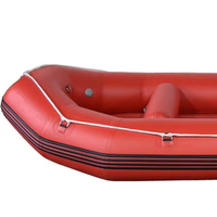 Bateau gonflable à prix abordable pour 3 personnes, auto-drainant, en PVC Drop Stitch, avec cadre en aluminium, pour la pêche à la mouche en rivière et la dérive
