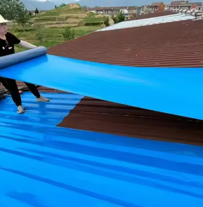 Hoja impermeable de azulejo de acero de color-PE, respetuoso con el medio ambiente, reducción de temperatura, fácil de aplicar - Product Image 2