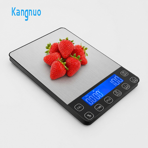 เครื่องชั่งอาหารดิจิตอลแบบอิเล็กทรอนิกส์ สแตนเลส พร้อมหน้าจอ LCD ความแม่นยำสูง ฟังก์ชั่นตั้งเวลา ตั้งค่าหน่วยการชั่งแบบ Tare และหน่วย PCS สำหรับการอบ - Product Image 1