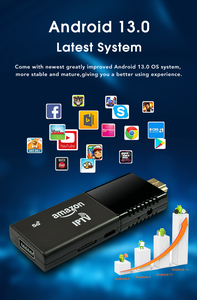<span class=keywords><strong>TV</strong></span> Stick <span class=keywords><strong>TV</strong></span> Box Fire Stick Nuevo Allwinner H313 Android 13 4K Quad Core 5G WiFi Doble Banda Control Remoto por Voz Bluetooth - Product Image 5