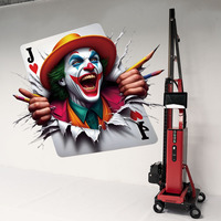 Printer Inkjet UV Otomatis MK02 untuk Lukisan Dinding 3D dengan Print Head DX7, Kecepatan Tinggi Baru untuk Dinding dan Lantai