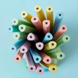 Kleurrijke macarons, eenvoudige houten HB-schoolcadeaus, gemerkte bulk, standaard, gepersonaliseerde logo-druk, gekleurde potloden met gum - Product Image 4