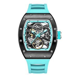 <span class=keywords><strong>Montre</strong></span> Homme Mécanique <span class=keywords><strong>Automatique</strong></span> de Luxe Squelette Creux Modèle Tonneau Original 2025 - Product Image 4