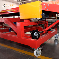 Convoyeur de déchargement de chargement de ceinture de camion de conteneur mobile portatif de 800mm de large, convoyeur à rouleaux flexibles pour le carton, transport de sacs
