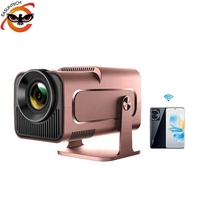 EASUNTECH Hy320mini Android 11 720P LCD Cinéma Extérieur Home Cinéma à Courte Focale LED Vidéo Portable Mini 4K Netflix Plafond Imax
