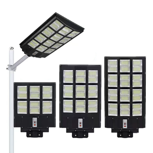 Farola Solar Todo en Uno de 600W-1000W <span class=keywords><strong>con</strong></span> Panel Monocristalino, Lámpara LED ABS Impermeable IP65 para Iluminación de Carreteras y Estacionamientos - Product Image 1