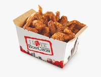 Boîte d'emballage en papier jetable personnalisée pour poisson et frites Boîte de poulet frit emballée pour fast-food à emporter