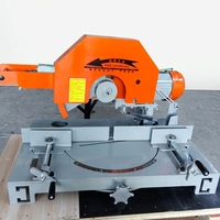 Nouvelle machine à scier les barres d'acier à froid AJZN à angle de 45 degrés, moteur 3kW 380V, haute précision, 170kg, lame de 455mm, haute capacité de coupe
