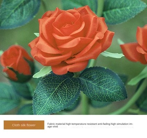 Lámpara Led de flores para jardín al aire libre, resistente al agua, luces solares de flores rosas, impermeable para exteriores, para el hogar, jardín, patio, decoración de caminos - Product Image 4