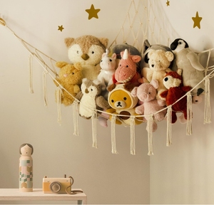 Góc Lớn Đồ Chơi Võng Net Cho Thú Nhồi Bông Dễ Thương Plushie Organizer Chủ Cho Trẻ Em Nursery Phòng Ngủ Trang Trí Nội Thất Tường Điểm Nhấn - Product Image 3
