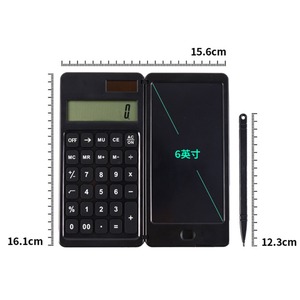 <span class=keywords><strong>Calculadora</strong></span> solar con tableta de escritura de 6 pulgadas, <span class=keywords><strong>calculadora</strong></span> de escritorio portátil y plegable, bloc de dibujo para reuniones de oficina y estudio - Product Image 2
