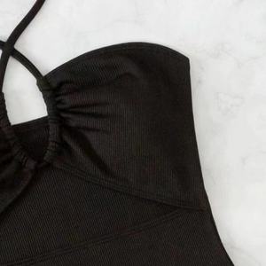 Ensemble de maillots de bain rétro deux pièces grande taille OUTPACE, nouveau monokini push-up avec short, avec logo personnalisé, en vente - Product Image 5