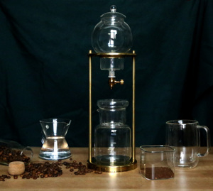 Bộ Lọc Cà Phê Đá Nhỏ Giọt Thủy Tinh Với Khung Kim Loại Màu Vàng Máy Pha Cà Phê - Product Image 5