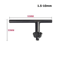 10/13/16mm perceuse mandrin clé clé électrique perceuse à main accessoires en acier au carbone bricolage Grade OEM personnalisable outil à main