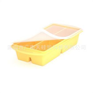 Gıda Sınıfı Silikon Buz Kalıbı Büyük Kapasiteli BPA İçermez Yeniden Kullanılabilir Dondurucu Kabı Çorba ve Yiyecek Saklama Toptan Satış - Product Image 5