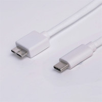 Cable de impresora USB Micro B a tipo C, cable de datos de disco duro móvil USB 3,0, OTG conexión de alta velocidad, cable USB para impresora