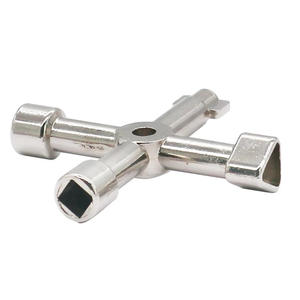 Clé à fourche 4-en-1 polyvalente pour armoire électrique industrielle, ascenseur, boîtier de compteur, réparation de soupape de train - Product Image 1
