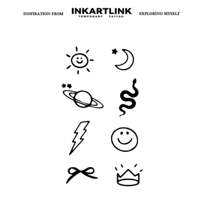 Tatouages Premium en Gros : Tatouages Temporaires Longue Durée (15 Jours) au Design Icônique, à Base de Jus de Fruits Naturels – Autocollants Corporels en Gros - Product Image 3