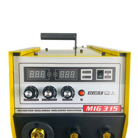 DANCY Soudeuse MIG numérique à onduleur MIG315 315A 220V Gaz/Sans gaz Nouvelle Machine à souder 3-en-1 pour fil de 0,8 mm Garantie de 2 ans