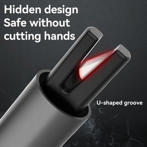 Martello di Sicurezza in Metallo per <span class=keywords><strong>Auto</strong></span>, Rompivetro 4-in-1 Multifunzione, Piccolo Strumento di Emergenza con Taglierino per Cintura di Sicurezza e Rompivetro - Product Image 2