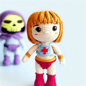 Muñeco Amigurumi de Ganchillo Personalizado, Muñeco Amigurumi <span class=keywords><strong>He</strong></span>-<span class=keywords><strong>Man</strong></span> Hecho a Mano, Muñeco de Ganchillo para Niños, Muñeco de Personaje Tejido en Ganchillo con Hilo de Algodón OEM - Product Image 1
