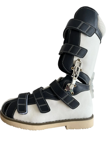 Sandales en cuir haut orthopédiques colorées enfants avec chaussures de paralysie cérébrale semelle intérieure de Correction d'hémiplégie pieds plats antidérapants - Product Image 6