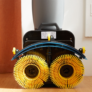 Portable <b>Walk</b> Behind Floor Scrubber Double Brush 36V Battery Powered Small Floor Cleaning <b>Machine</b> for Home & Commercial Use - Product Image 5