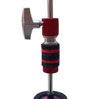 Support de charleston pour batterie avec tension réglable, support de jambe, base épaissie de 28 mm de diamètre, pédale de qualité supérieure.