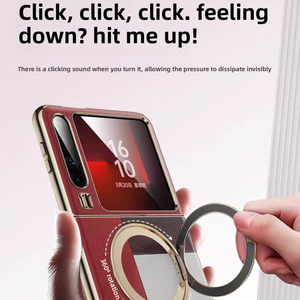 เคสโทรศัพท์ Huawei PuraX รุ่นใหม่ พร้อมวงแหวนแม่เหล็กแบบหมุนได้ ชุบเคลือบป้องกันแรงกระแทก ป้องกันหน้าจอพับได้ - Product Image 5