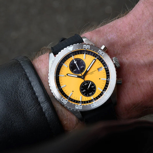 นาฬิกาควอตซ์ <span class=keywords><strong>VK61</strong></span>สแตนเลส10 ATM กันน้ำปรับแต่งโลโก้ได้ MOQ ต่ำ50ชิ้นต่อสีสำหรับผู้ชาย - Product Image 3