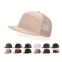 Casquette de sport, casquette de baseball, casquette snapback brodée, casquette trucker 7 panneaux avec logo personnalisé et patchs brodés