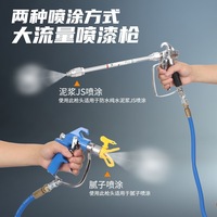 Machine de pulvérisation électrique multifonctionnelle haute pression pour peinture, mastic, revêtement imperméable et pâte de ciment