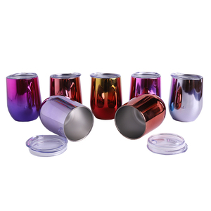 Nghề Thiết kế sản phẩm mới chân không cách điện 12oz Wine Tumbler thép không gỉ cốc cà phê với nắp - Product Image 6