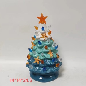 Resin Starfish Decorative Luminous <b>Tree</b> <b>LED</b> Desktop Craft Marine Life Ceramic <b>Tree</b> Bedside Night Light Plug In Switch Control - Product Image 3