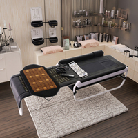 Table de spa de thérapie thermique à rouleau de jade avec matelas en tourmaline, lit de massage infrarouge, style coréen V3, fabricant maître