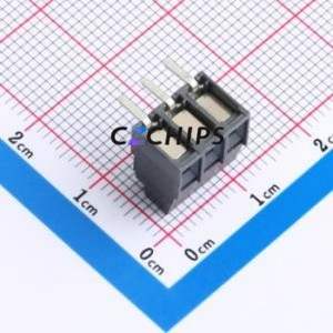 210-A-121/03 <b>Screw</b> Terminal <b>Block</b> Bent Lead Through Hole,P=3.5mm Connector 1x3P 3.5mm Gray Through Hole - Product Image 2