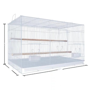 Factory bird cage for sale large white parrot metal wire cage quail bird cage