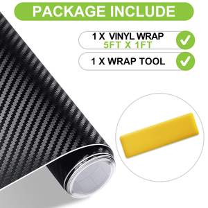 Films de protection personnalisés avec logo, vinyle fibre de carbone, rouleaux de <span class=keywords><strong>film</strong></span> de protection automobile, emballage, design d'enveloppement couleur, diverses couleurs - Product Image 6