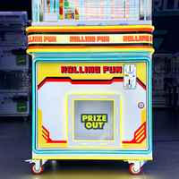 Nouvelle machine à griffes commerciale avec enseigne lumineuse personnalisée, machine à attraper les cadeaux à monnayeur pour salles d'arcade, centres commerciaux et divertissement pour enfants