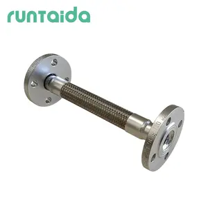 Manguera Metalica Giá Xuất Xưởng Ống Bện Kim Loại Ss304 316 Bằng Thép Không Gỉ Linh Hoạt Kết Nối Mặt Bích Lượn Sóng